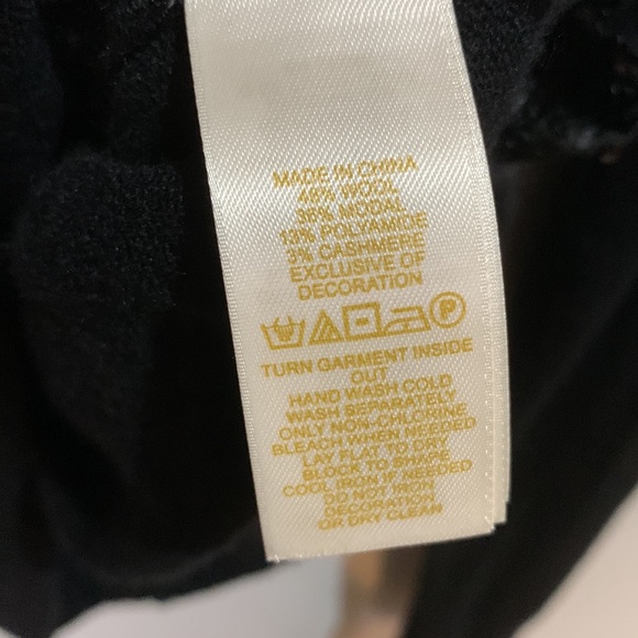 Kate spade black sequenced and bow sweater - Picture 4 of 7